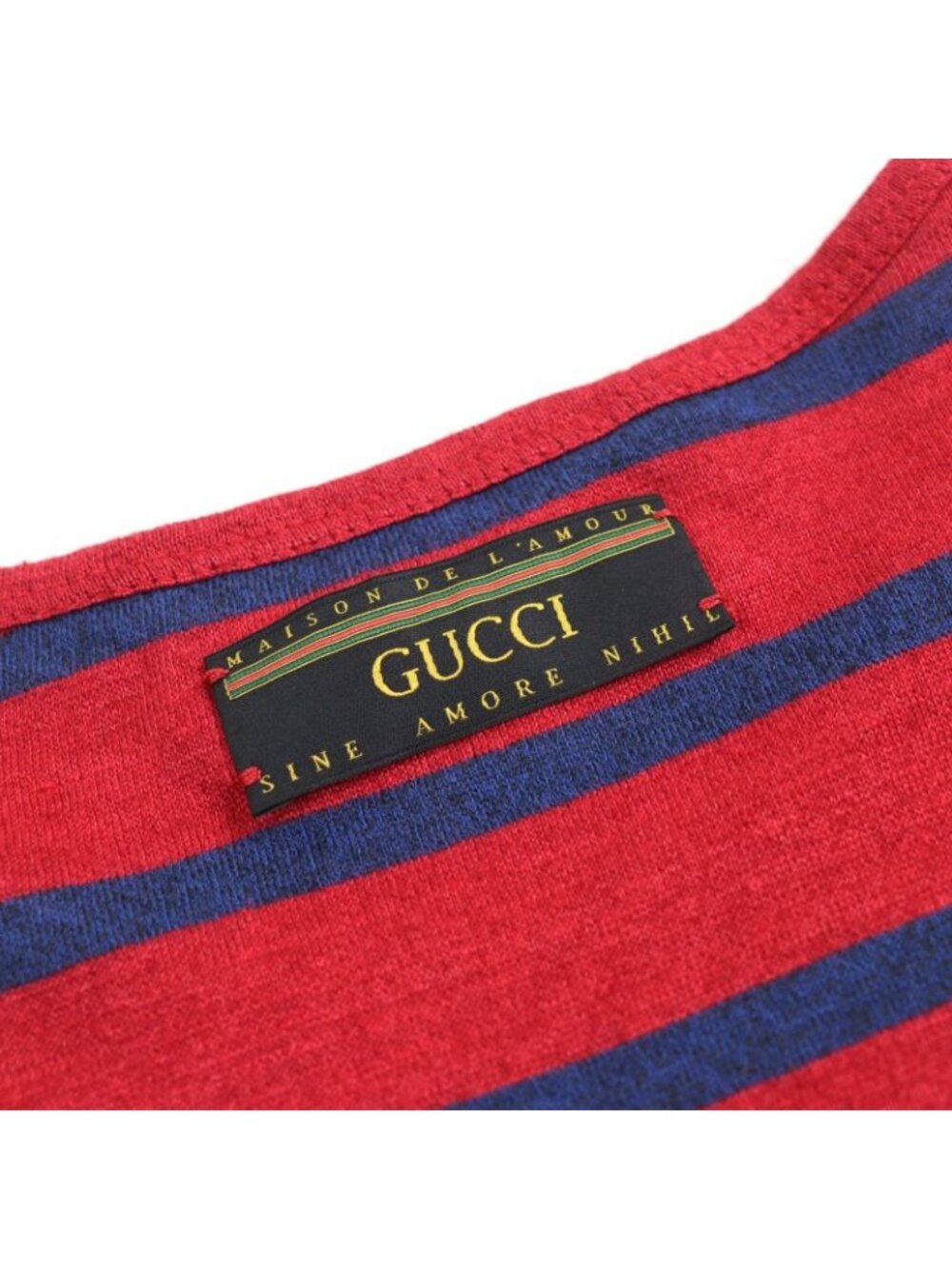 Gucci Disney 70% Linen With Mickey Patch Logo Tag Crew - Picture 6 of 11